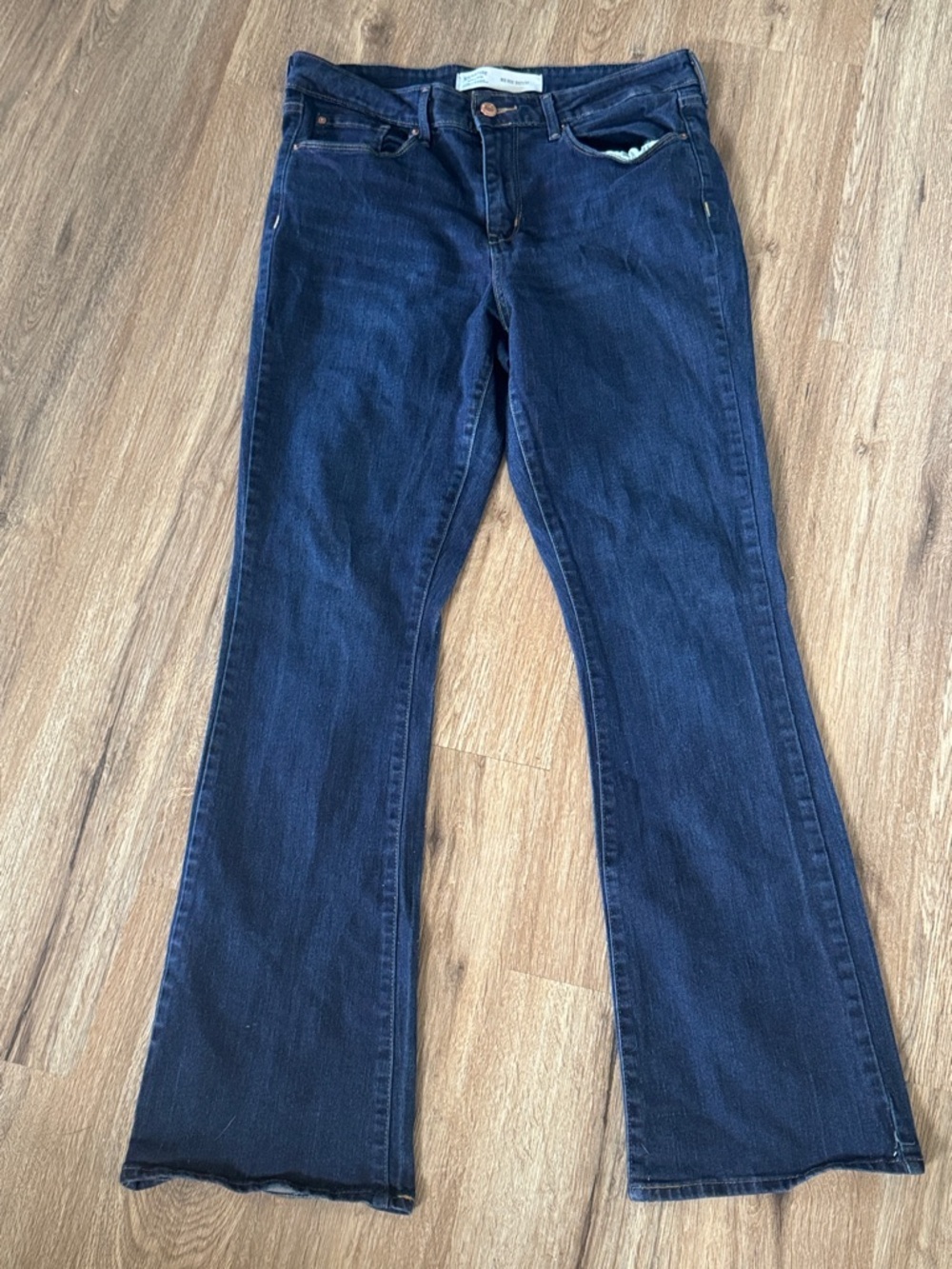 Signature Levi Strauss & Co Women’s Dark Blue Flare Jeans